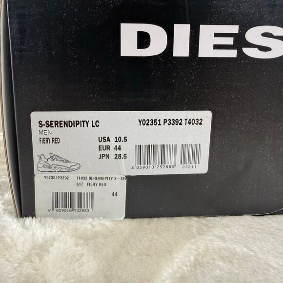 Diesel S-Serendipity LC Sneakers Men\'s Size 10.5 Fiery Red main image 6